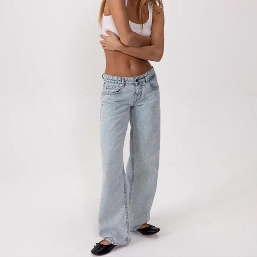 Motel Rocks Wide Leg Jeans